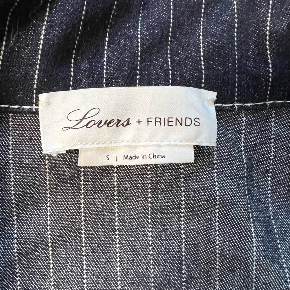 Lovers + Friends Pinstripe Denim Jacket - Picture 5 of 10